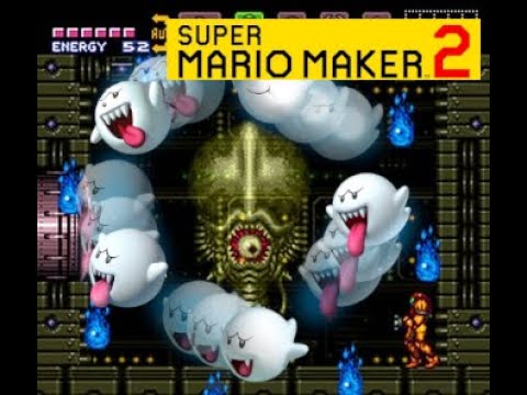 Mario Maker Side-by-Side #13 // Super Metroid: Wrecked Ship