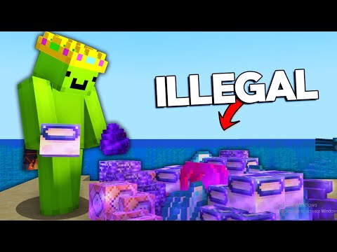 I DESTROYED Illegal Items  On The Deadliest Minecraft Server...