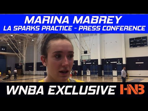Marina Mabrey LA Sparks Practice 7-1-19