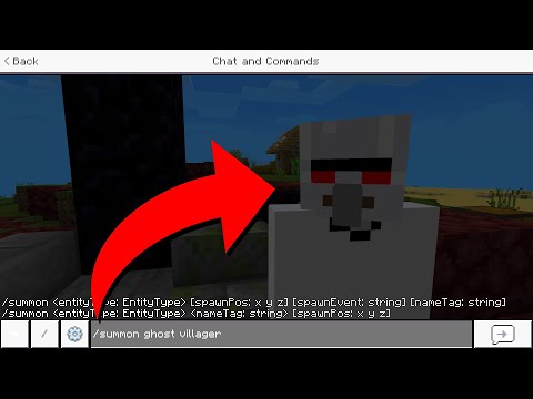 This command will summon the Ghost villager in your Minecraft world..