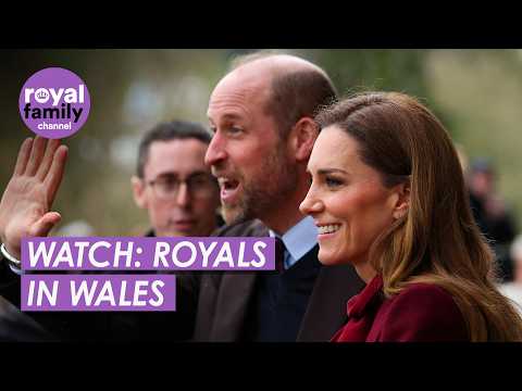 WATCH: Prince William and Princess Kate visit Welsh community groups