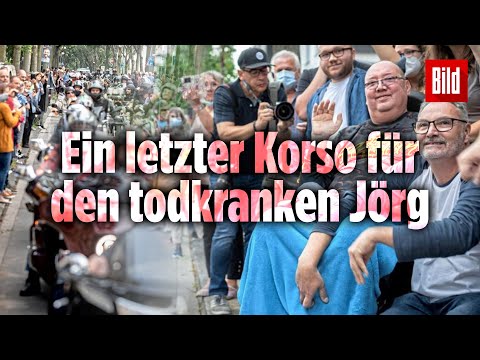 Biker nehmen Abschied: Ein letzter Korso für den todkranken Jörg | Gelsenkirchen