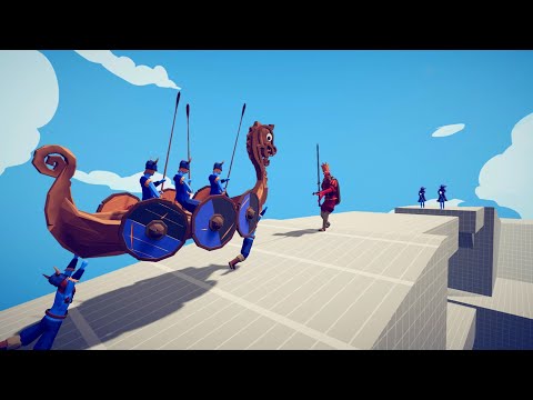 FREEZE & LONGSHIP - LONGSHIP + 2x ICE ARCHER | TABS - Totally Accurate Battle Simulator