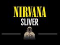 Nirvana • Sliver (CC) 🎤 [Karaoke] [Instrumental Lyrics]