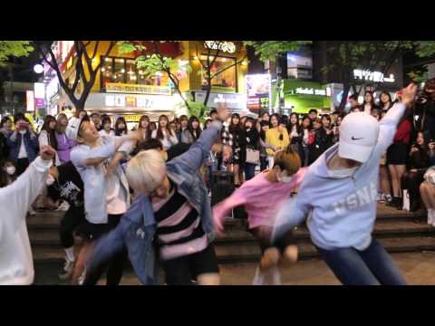 160417 DOB Hongdae Seventeen - MANSAE 디오비 홍대공연 Seventeen - 만세