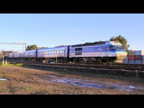 NSW Trains / Countrylink XPT Passenger Train In Melbourne - PoathTV Australian Railways.