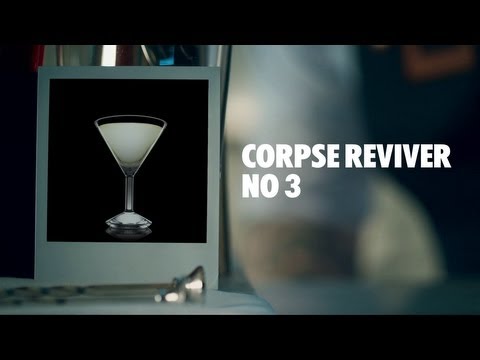 CORPSE REVIVER NO 3 DRINK RECIPE - HOW TO MIX