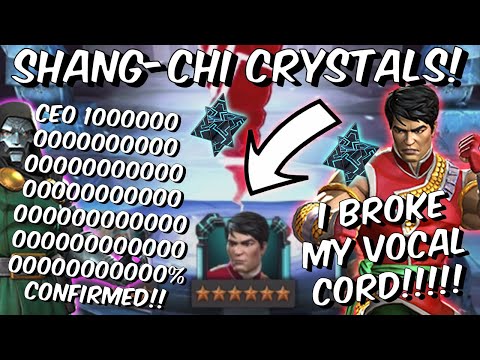 LUCKIEST 6 STAR SHANG-CHI CAVALIER CRYSTAL OPENING! - CEO 10000000000% - Marvel Contest of Champions