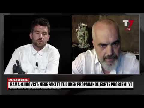 Aktivisti Rron Gjinovci e detyron Edi Ramen te dali nga vetja. Ja te vertetat e pathena