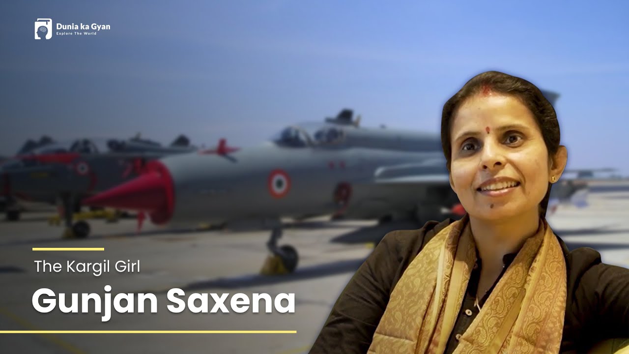 Gunjan Saxena Life Story | The Kargil Girl | First Women Pilot in Kargil | In Hindi #gunjansaxena