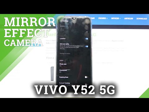 How to Turn On Camera Mirror Effect on Vivo Y52 5G – Turn Off Mirror Mode