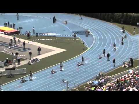 Seton Academy breaks the IHSA Girls 4X100 meter relay record at the 2012 IHSA Track