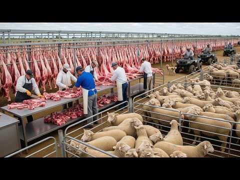 Unbelievable Scale: 527,000 Sheep Farmed and Processed in Australia Each Week
