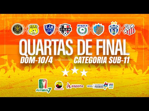 AO VIVO AFASCA X CED - COPA INTERBAIRROS DE FUTEBOL SOCIETY SUB-11 - 10/04/22