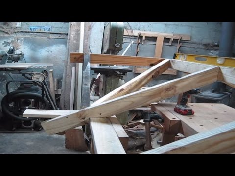 Cutting valley rafters with speed square Video