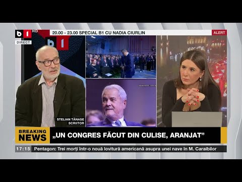 POLITICA ZILEI. STELIAN TĂNASE, DESPRE CONGRESUL PSD: DISCURSURI PRECUM ALE LUI CEAUȘESCU.P3/3