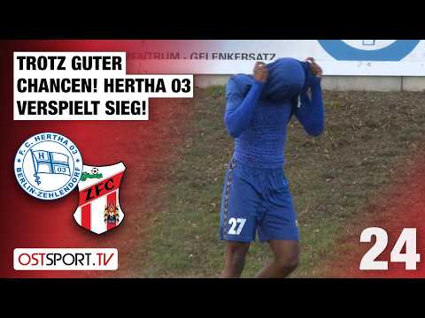Despite good chances! Hertha 03 squanders victory: Zehlendorf - Meuselwitz | Regionalliga Nordost