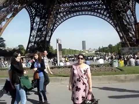 Pinki Jeet on 'Eiffel Tower'(2nd Level) in Paris France