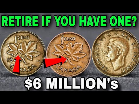 HOLY GRAIL CANADA 1 CENTS TOP 5 VALUABLE CANADIAN ONE CENT COINS WORTH HUGE MONEY!