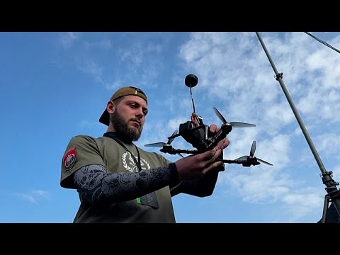 Video Thumbnail: Ukrainian drone pilots compete in high-speed contests