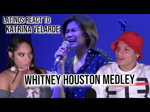 Latinos react to KATRINA VELARDE - Whitney Houston Medley | REACTION