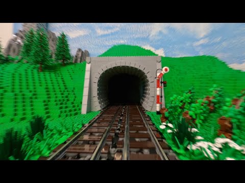 Zugfahrt durch die Lego Stadt - Februar 2022