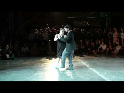  Fernando Sanchez  and  Ariadna Naveira  are  dancing  to  the  tango  "  Amurado  "