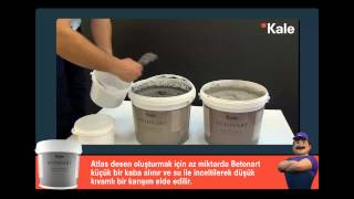 Betonart Atlas Desen Uygulaması