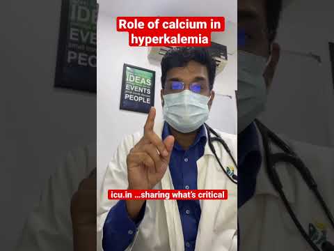 #icushort 10: Role of calcium in hyperkalemia in icu