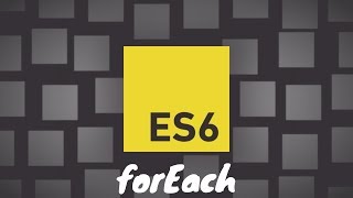 [ES6] forEach object