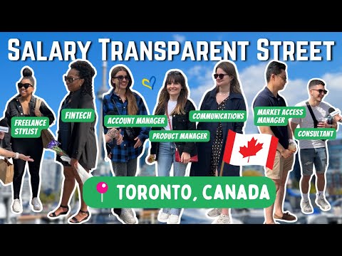 How Much Do Canadians Make? Toronto, Canada📍Salary Transparent Street