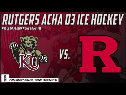 Rutgers Scarlet Knights ACHA M3 vs Kutztown University Golden Bears (Game of the Week)