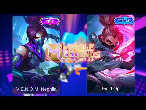 Hanabi | Field Op Special Skin VS V.E.N.O.M. Nephila Epic Skin | Mobile Legends Bang Bang