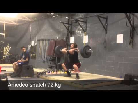 Amedeo Snatch 72 Kg / Lift Toronto / Varbanov School / Academy Of Lions