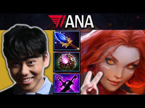 Lina Dota 2 7.32 Gameplay T1.Ana with 23 Kills and Aghanims - Octarine