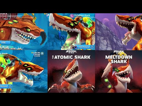 NEW MELTDOWN vs ATOMIC SHARK! - Hungry Shark World