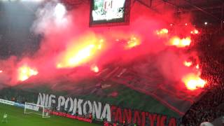 preview picture of video 'ŚLĄSK WROCŁAW - Legia Warszwa (Puchar Polski Oprawa)'