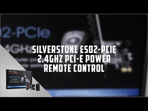 „SilverStone SST-ES02-PCIe“ – nuotolinio valdymo pultas, skirtas kompiuterio įjungimui / išjungimui video