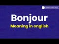 Bonjour Hello Good Morning French Viral Youtube