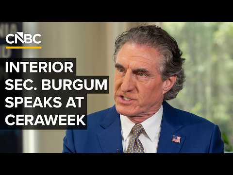 Secretary of the Interior Doug Burgum speaks at CERAWeek in Houston — 3/25/2026