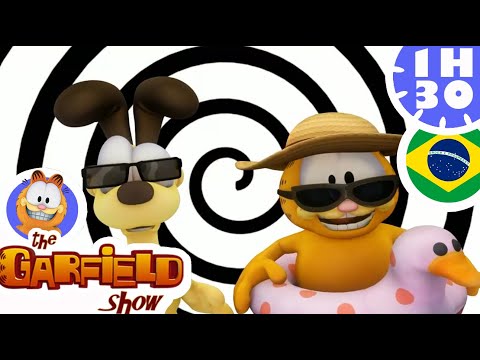 🏖️Não há praia para Garfield !😿 Compilação de episódios do Garfield