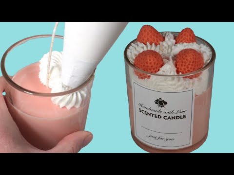 How to Pipe Candle Wax (Whipped Soy Wax - Candle Frosting)
