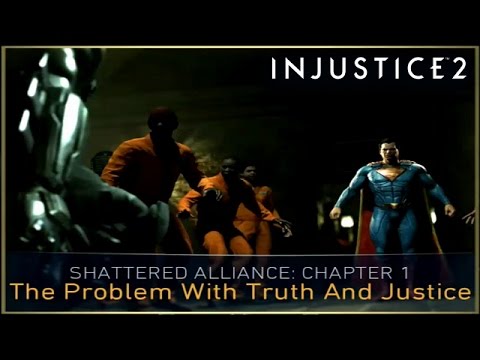INJUSTICE 2 MOBILE - Story Mode SHATTERED ALLIANCE CH1: The Problem With Truth And Justice