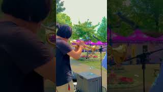 【路上ライブ】みちしるべ/桃鈴ねね トランペットで演奏してみた #trumpet #ホロライブ #桃鈴ねね
