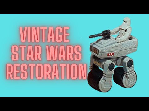 MY FIRST ATTEMPT AT A VINTAGE STAR WARS RESTORATION