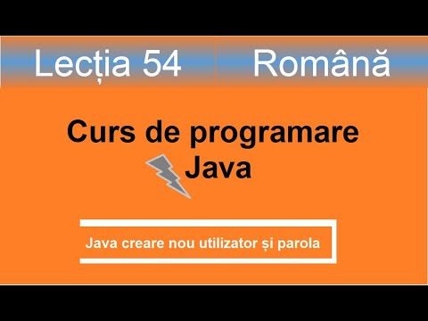 hash password java 3 | hash parola utilizator | Curs de programare Java - Lectia 54