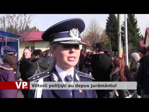 Viitorii poliţişti au depus jurământul