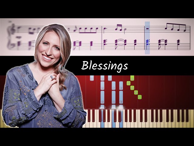 Vídeo relacionado con Blessings: Big Note Piano, Sheet: Big Note Piano Edition