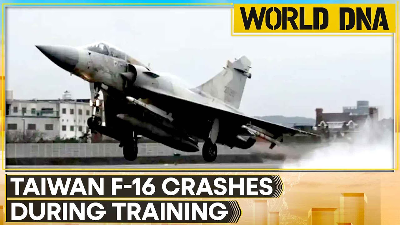 Taiwanese F-16 Fighter Jet Crashes During Training Off Eastern Coast, Pilot Missing | WION