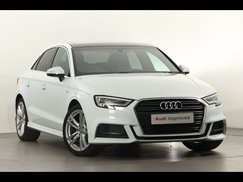 OU18VXE AUDI A3 TFSI S LINE WHITE 2018, Derby Audi